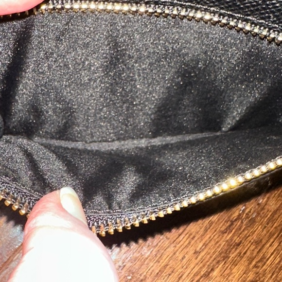 Coach-Black saffiano leather wallet/wristlet-EUC - Picture 6 of 12